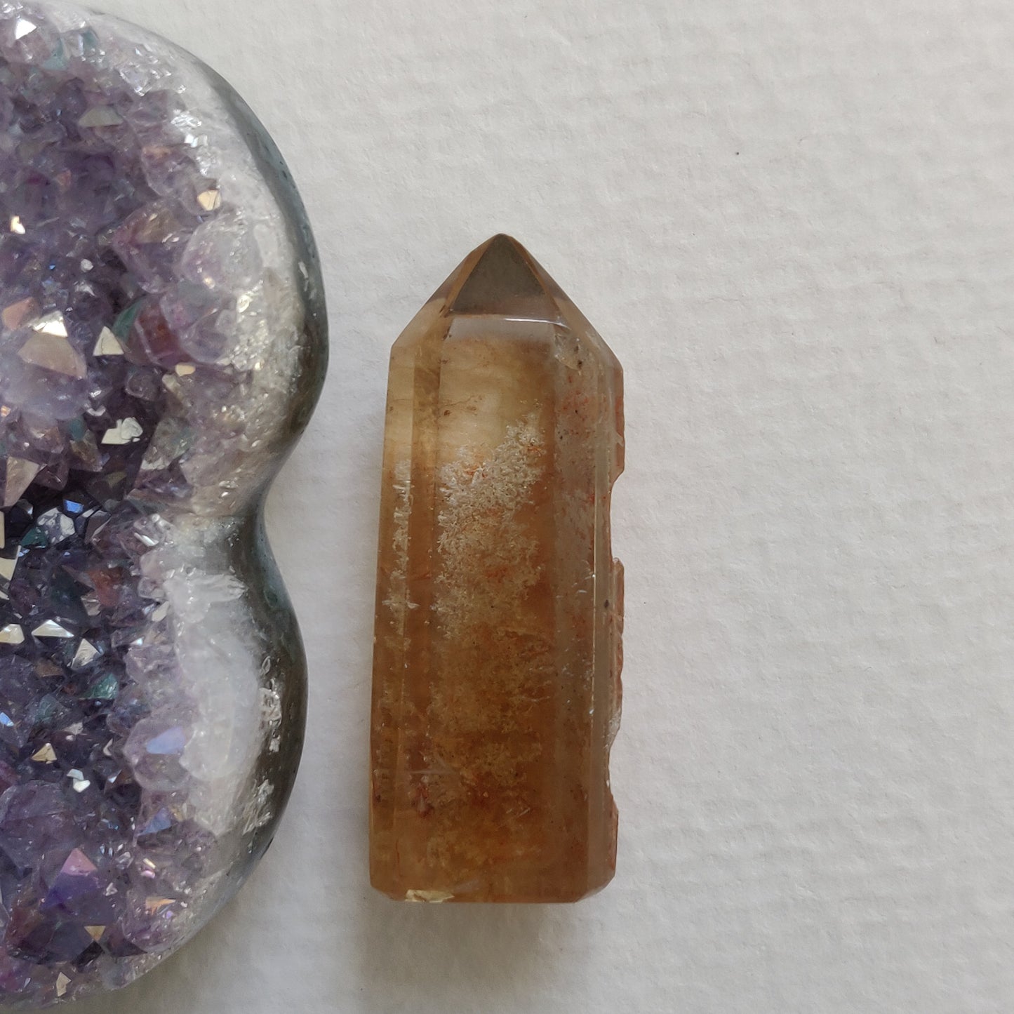 Garden Quartz Point, Lodolite Point (#24G) - Simply Affinity