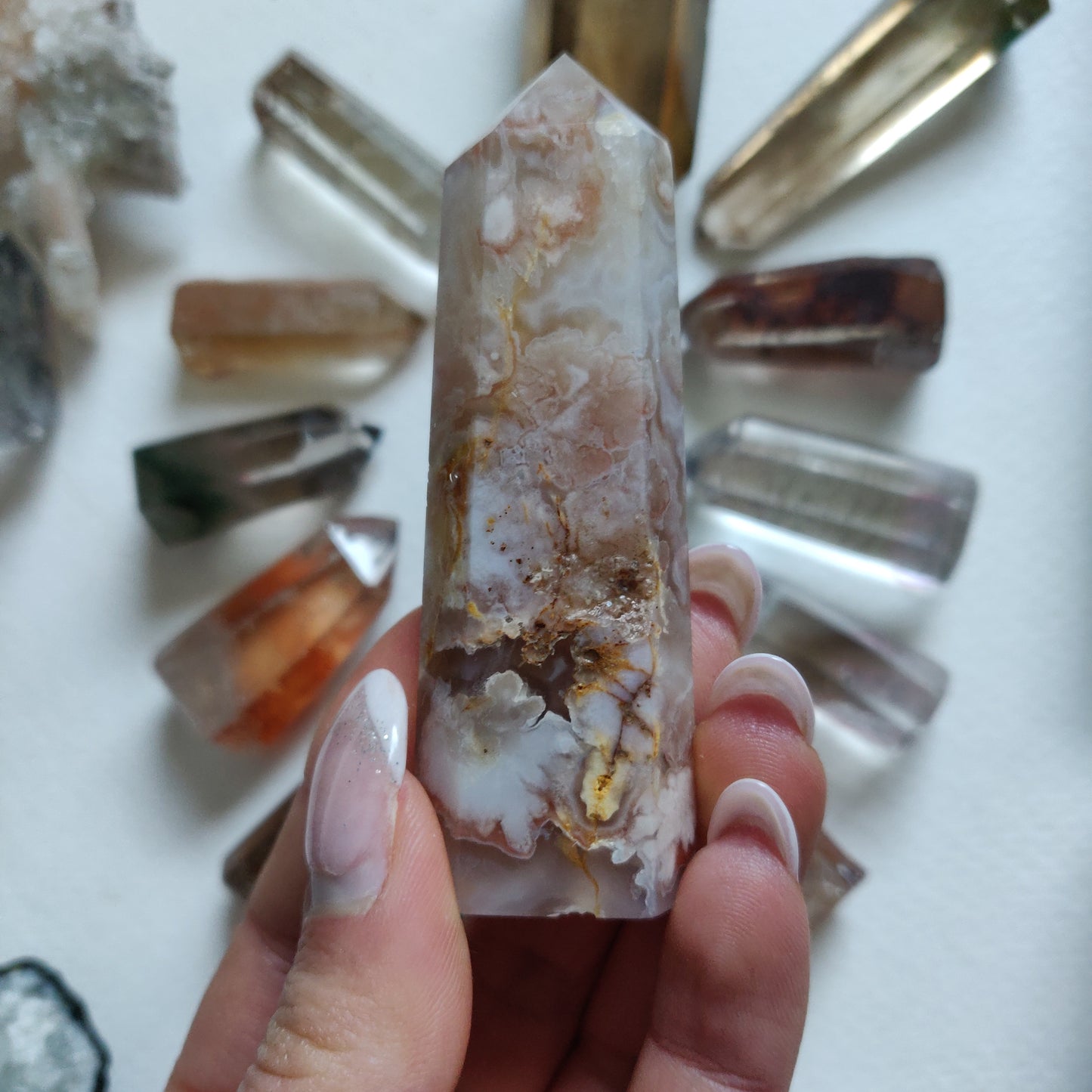 Flower Agate Tower (#3) - Simply Affinity
