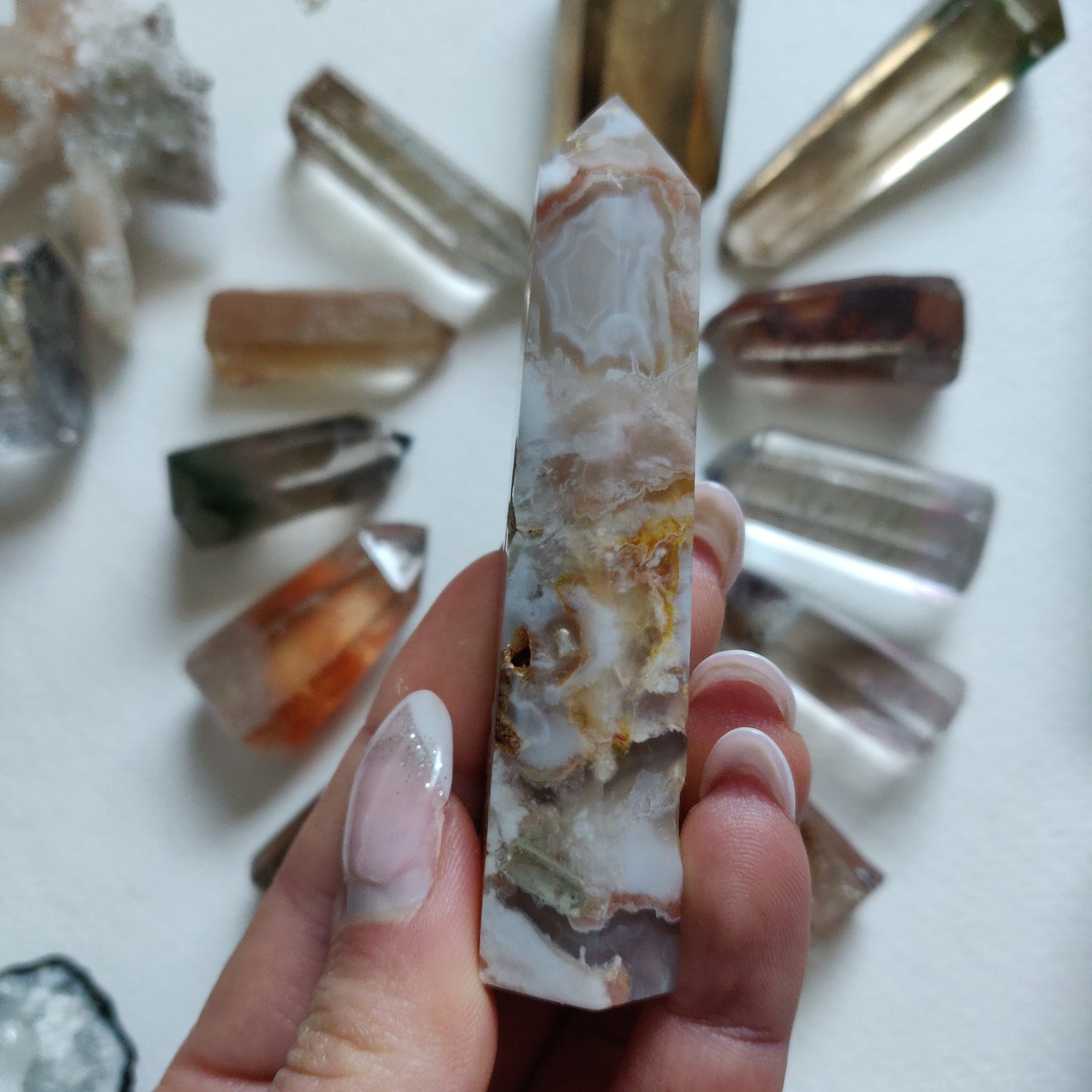 Flower Agate Tower (#3) - Simply Affinity