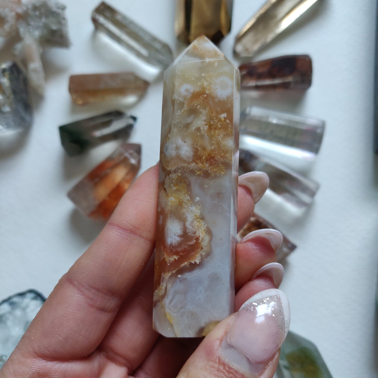 Flower Agate Tower (#4) - Simply Affinity