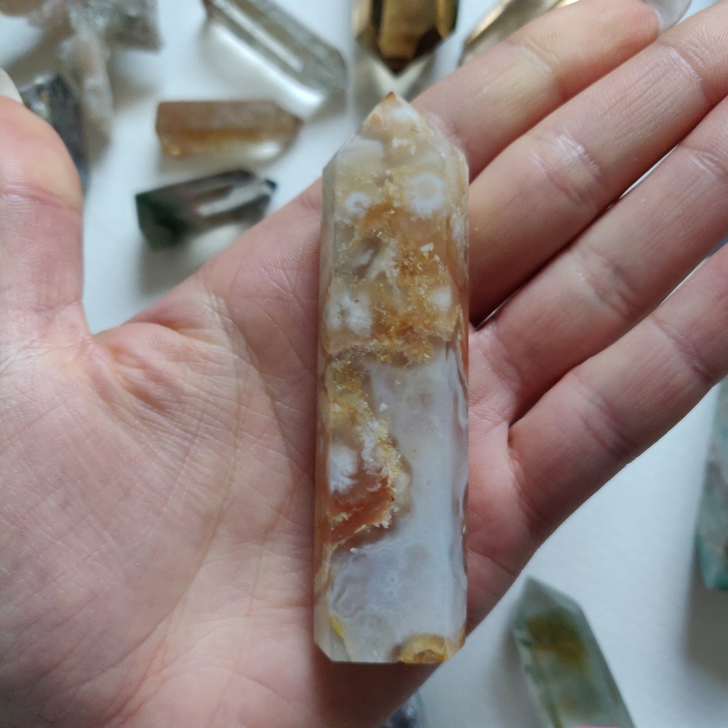 Flower Agate Tower (#4) - Simply Affinity