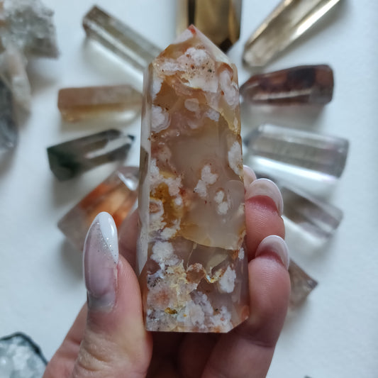 Flower Agate Tower (#5) - Simply Affinity