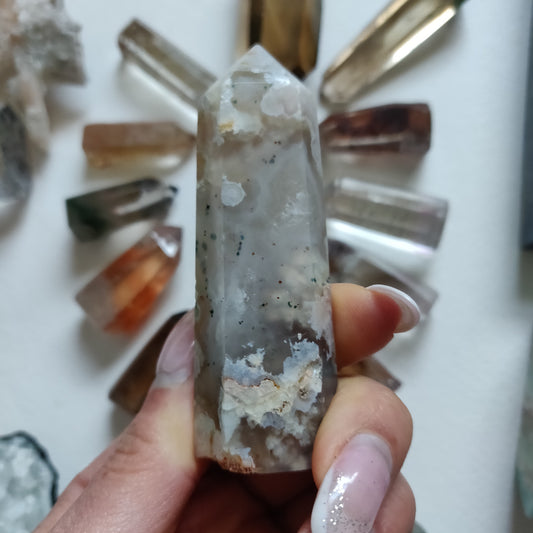 Flower Agate Tower (#6) - Simply Affinity