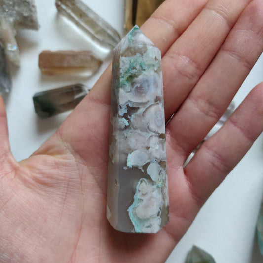 Flower Agate Tower (#9) - Simply Affinity