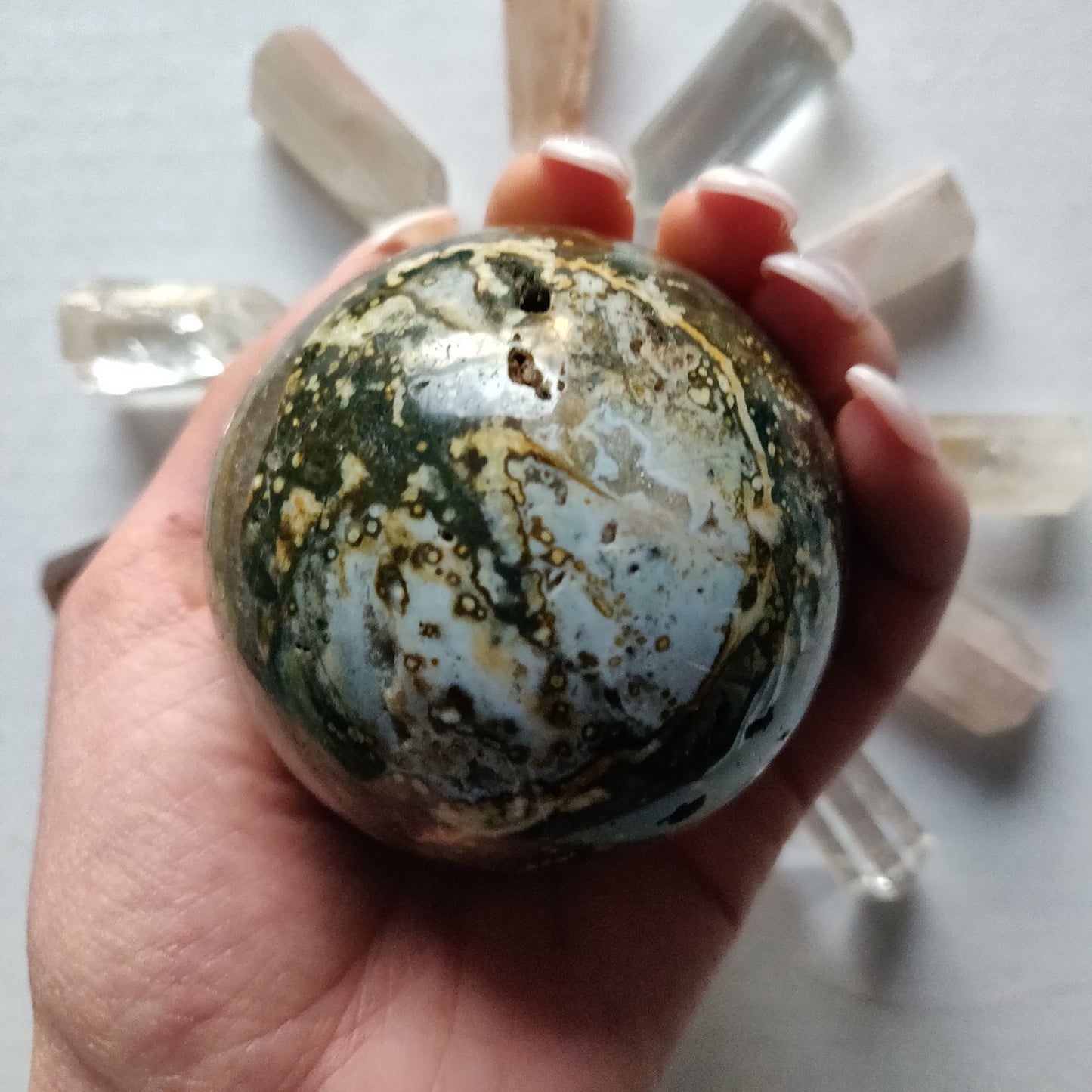 Ocean Jasper Sphere (#2) - Simply Affinity