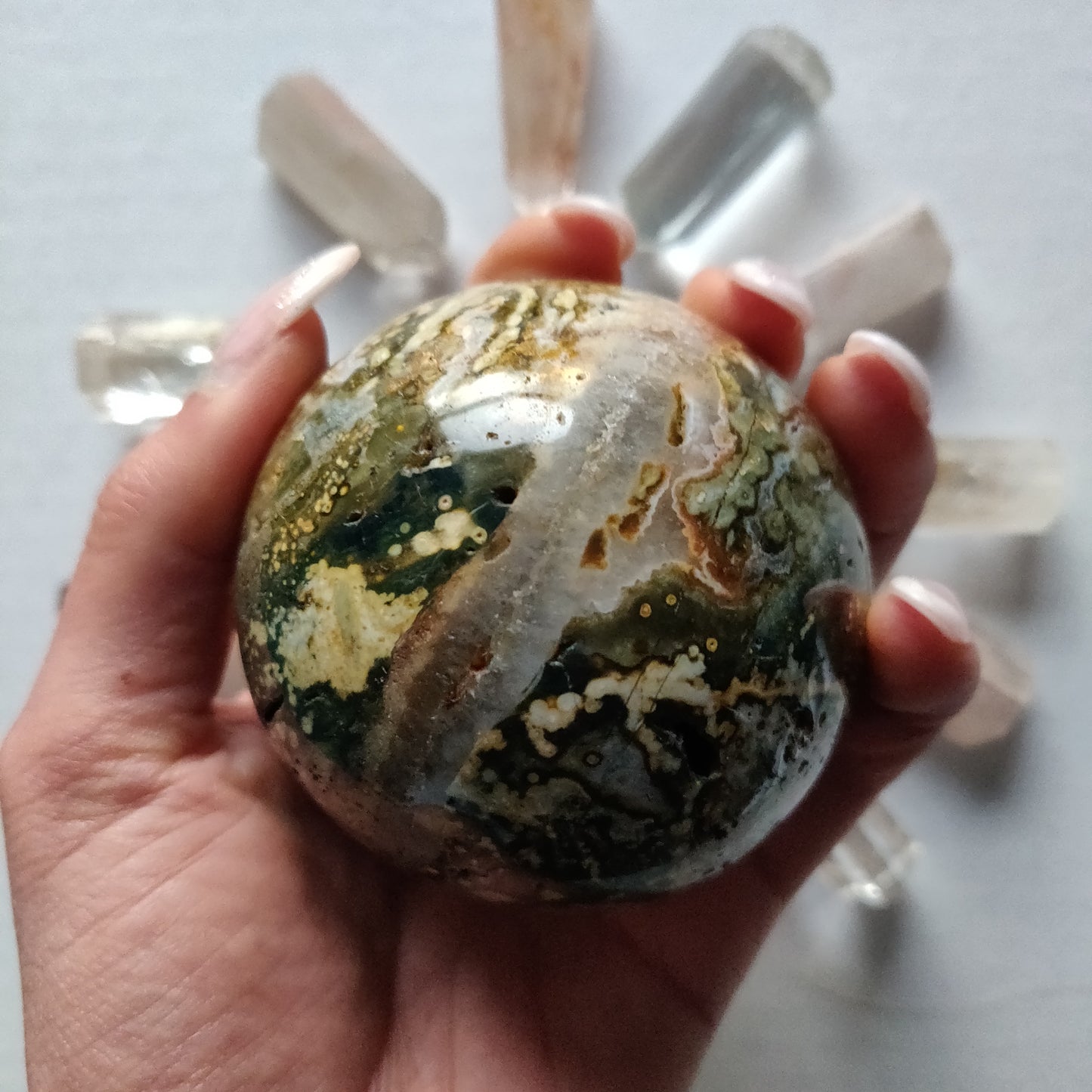 Ocean Jasper Sphere (#2) - Simply Affinity