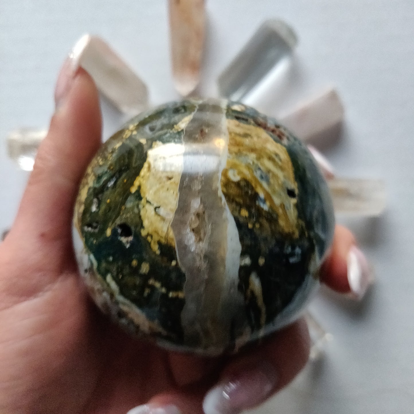 Ocean Jasper Sphere (#2) - Simply Affinity