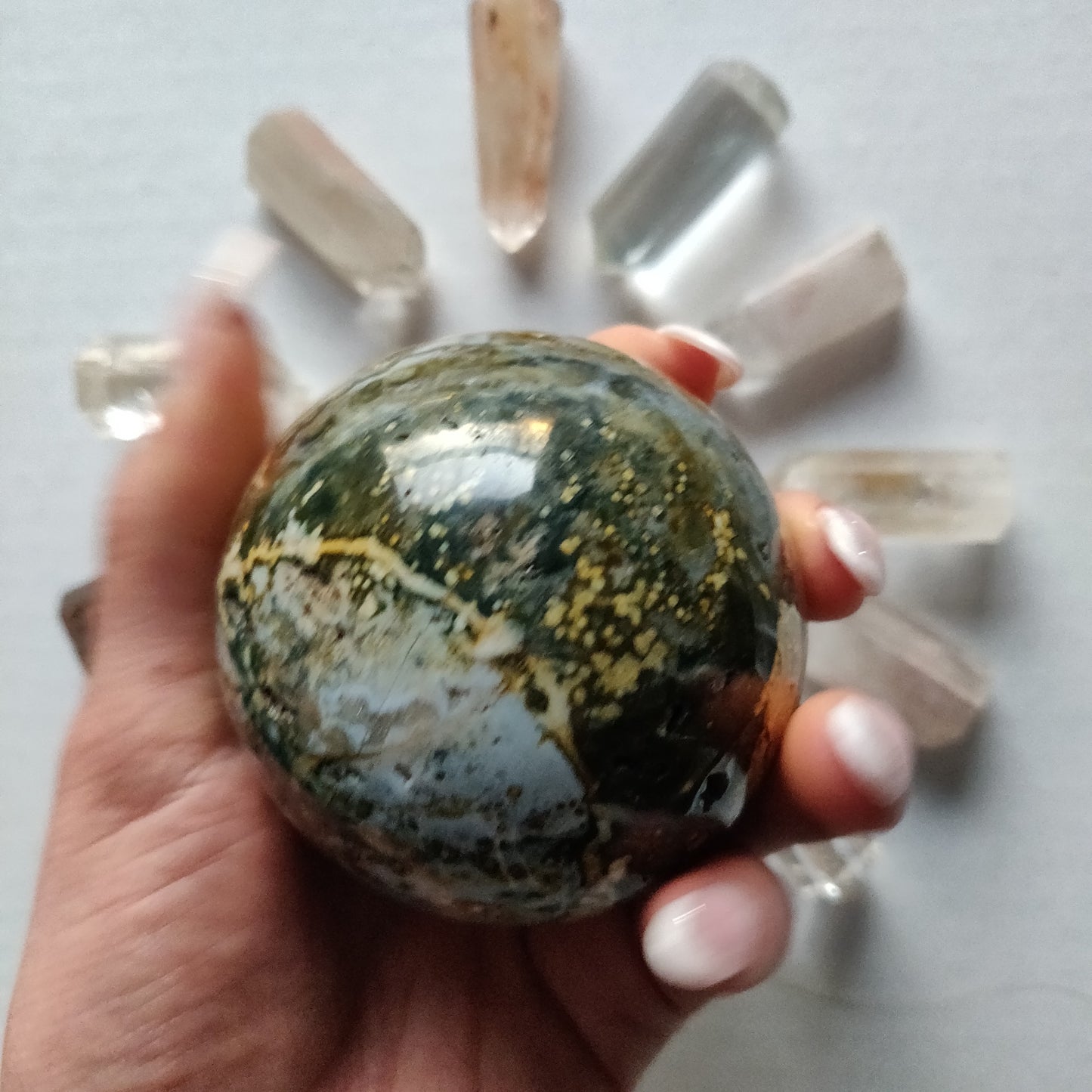 Ocean Jasper Sphere (#2) - Simply Affinity