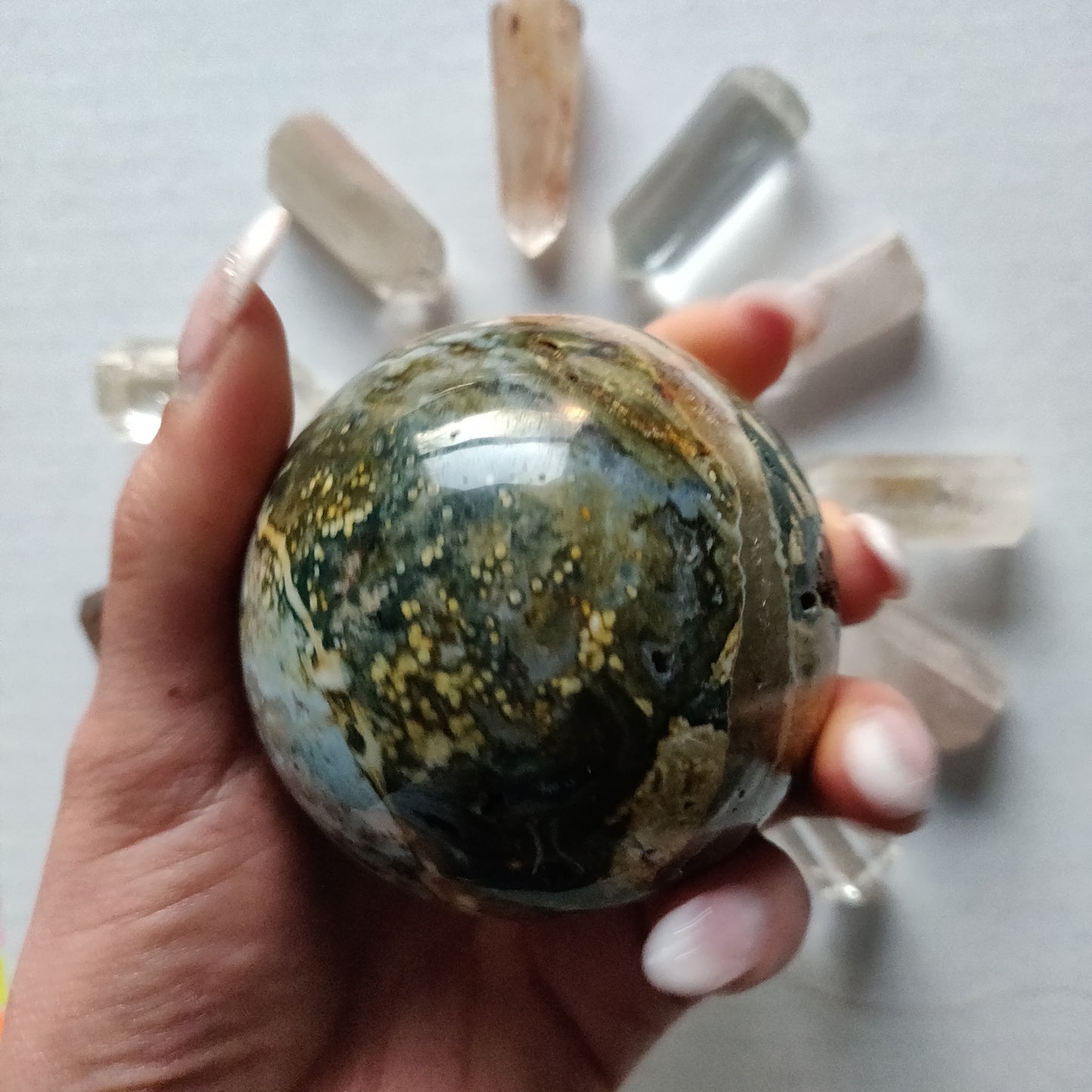 Ocean Jasper Sphere (#2) - Simply Affinity