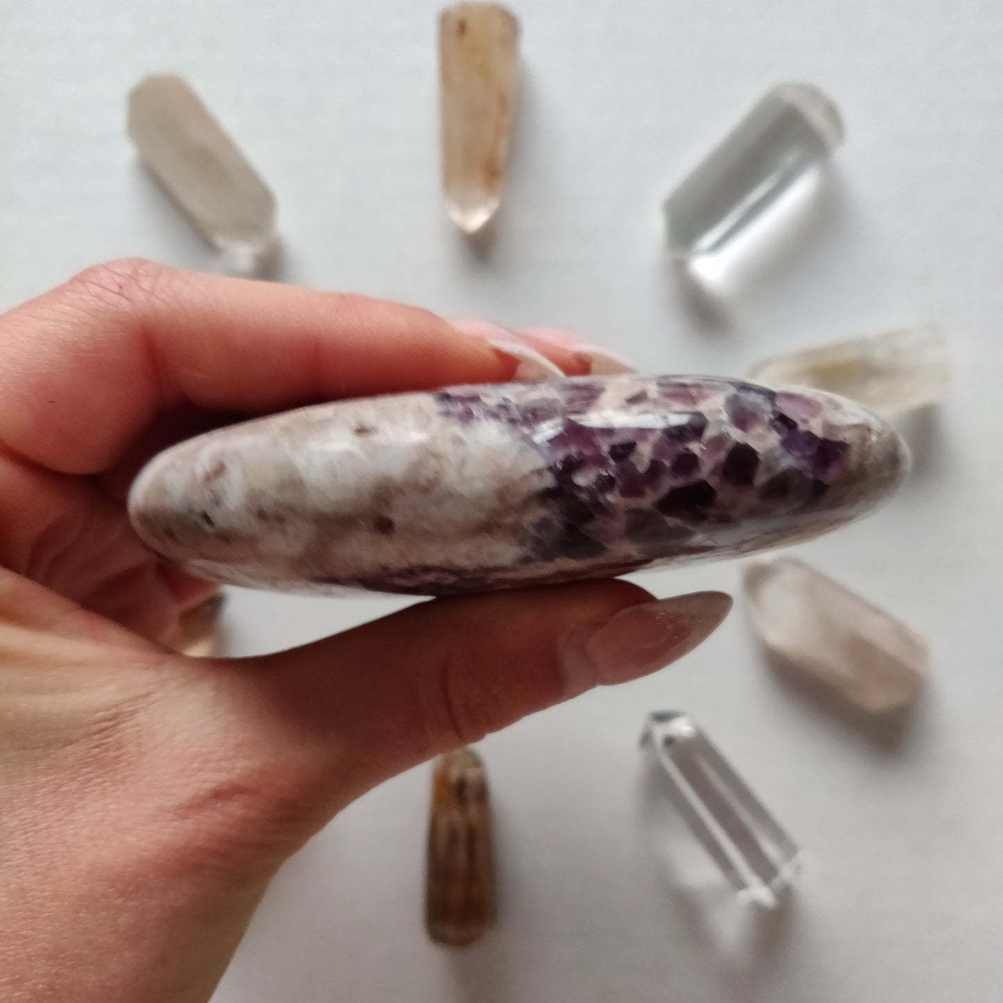 Chevron Amethyst Heart (#7) - Simply Affinity