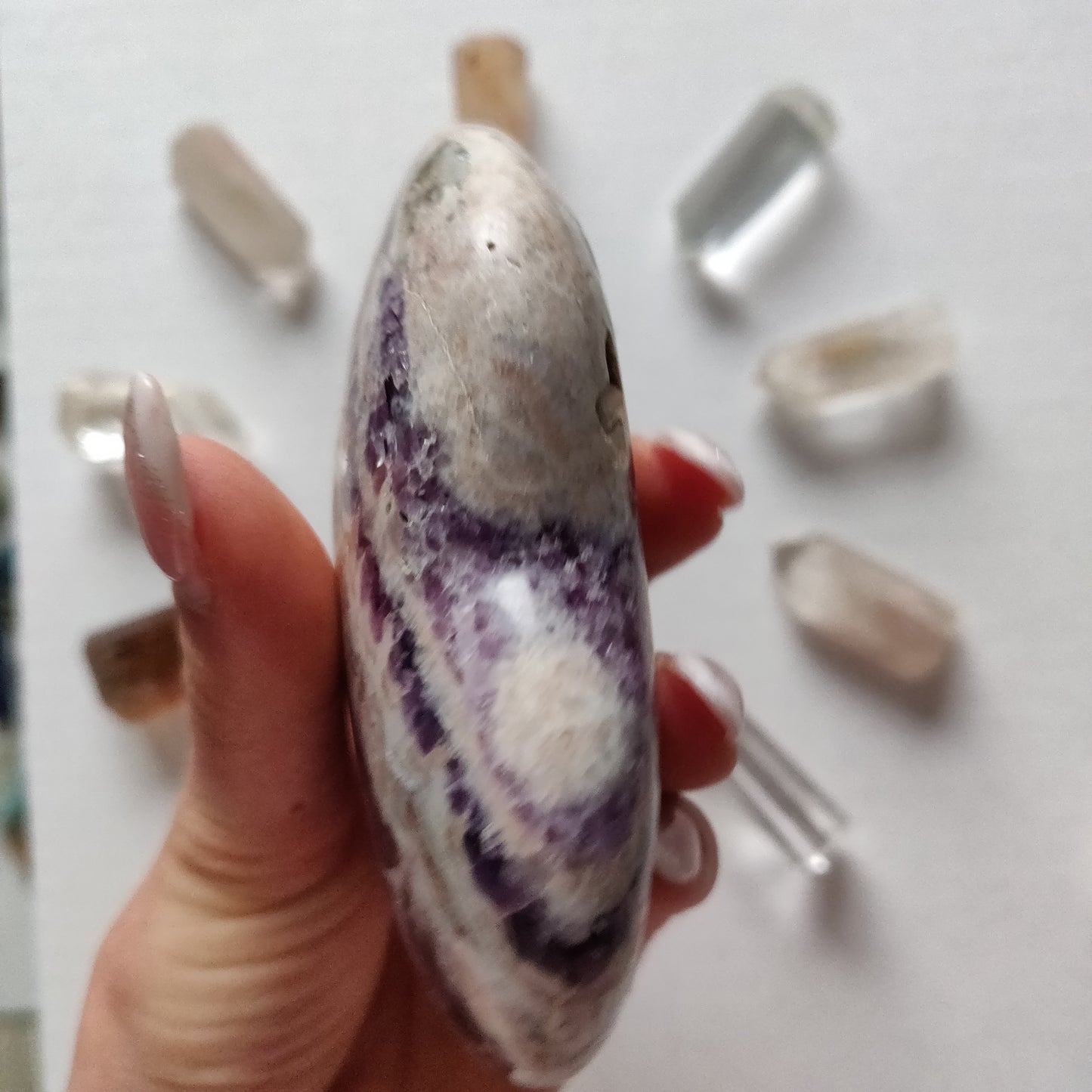 Chevron Amethyst Heart (#8) - Simply Affinity