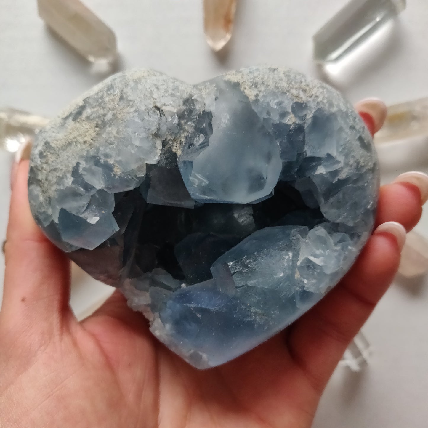 Celestite Heart (#6) - Simply Affinity