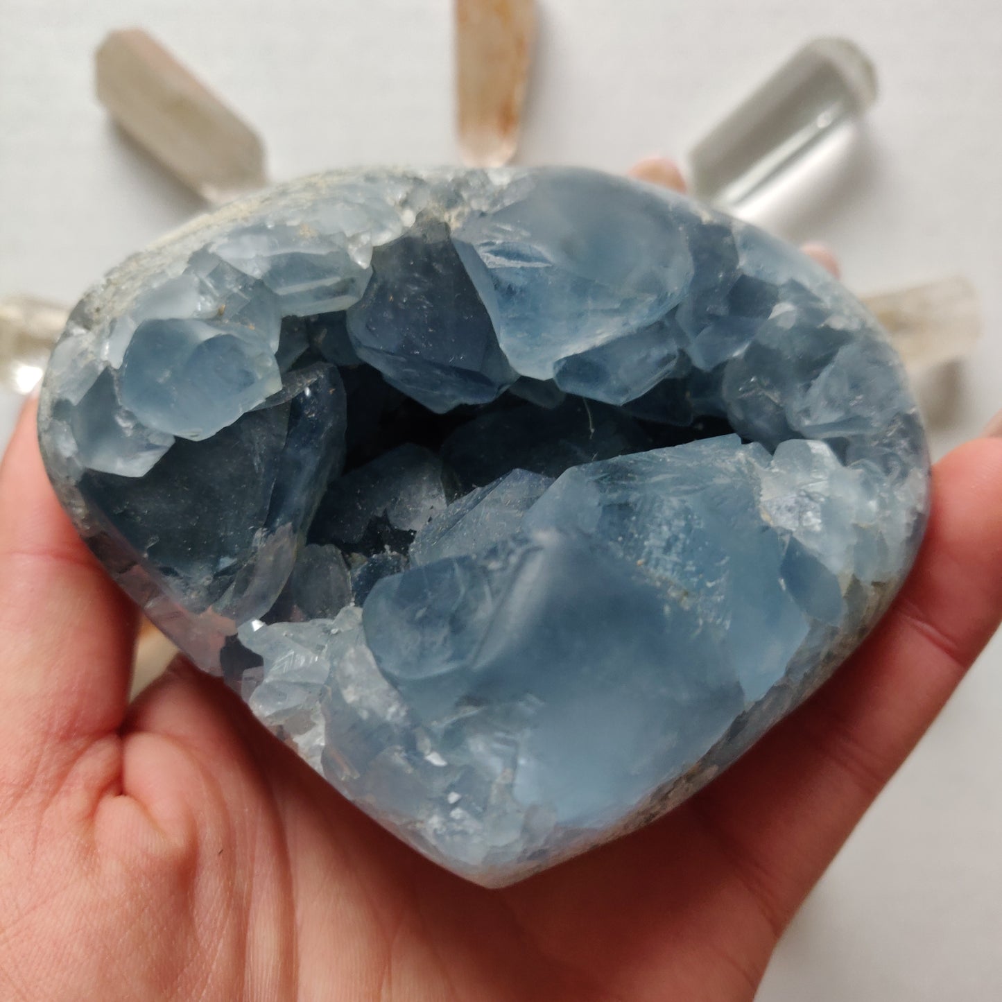 Celestite Heart (#6) - Simply Affinity