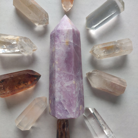 Lepidolite Tower (#2) - Simply Affinity