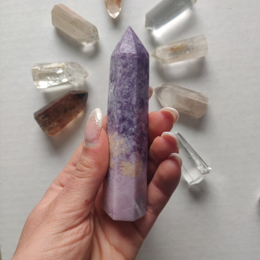 Lepidolite Tower (#9) - Simply Affinity