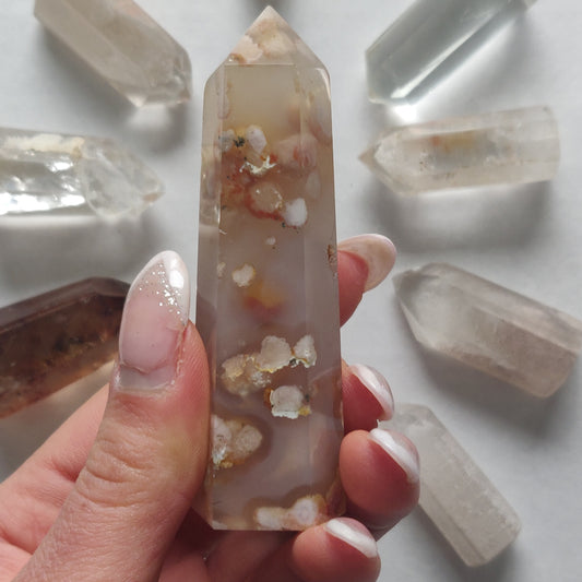 Flower Agate Tower (#12) - Simply Affinity