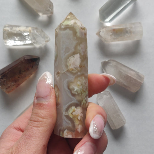 Flower Agate Tower (#15) - Simply Affinity