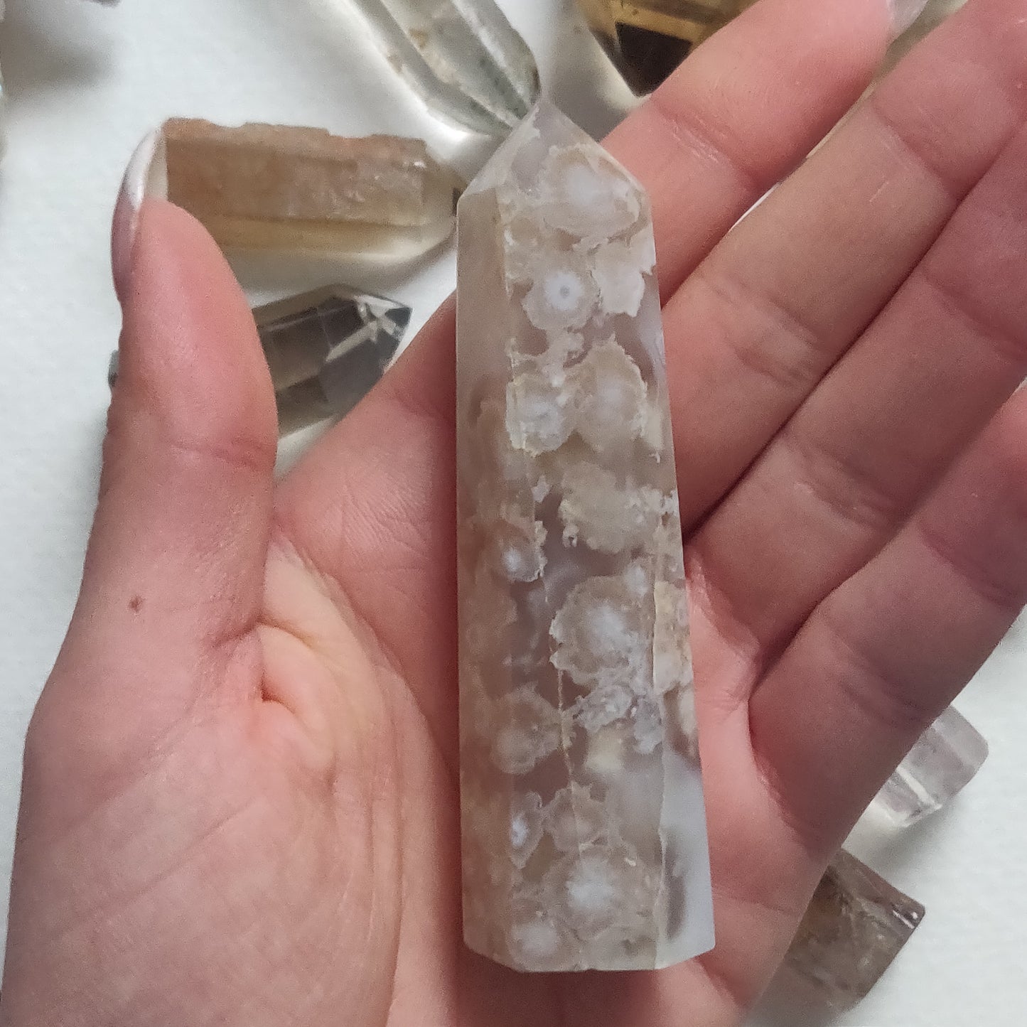 Flower Agate Tower (#16) - Simply Affinity