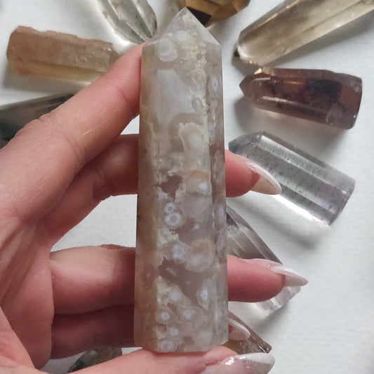 Flower Agate Tower (#16) - Simply Affinity