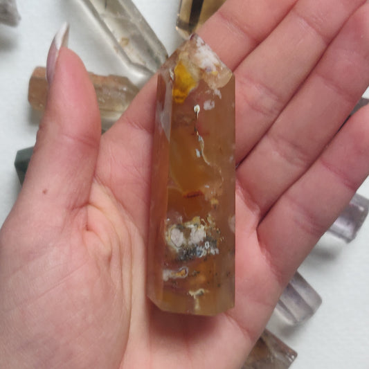 Flower Agate Tower (#17) - Simply Affinity