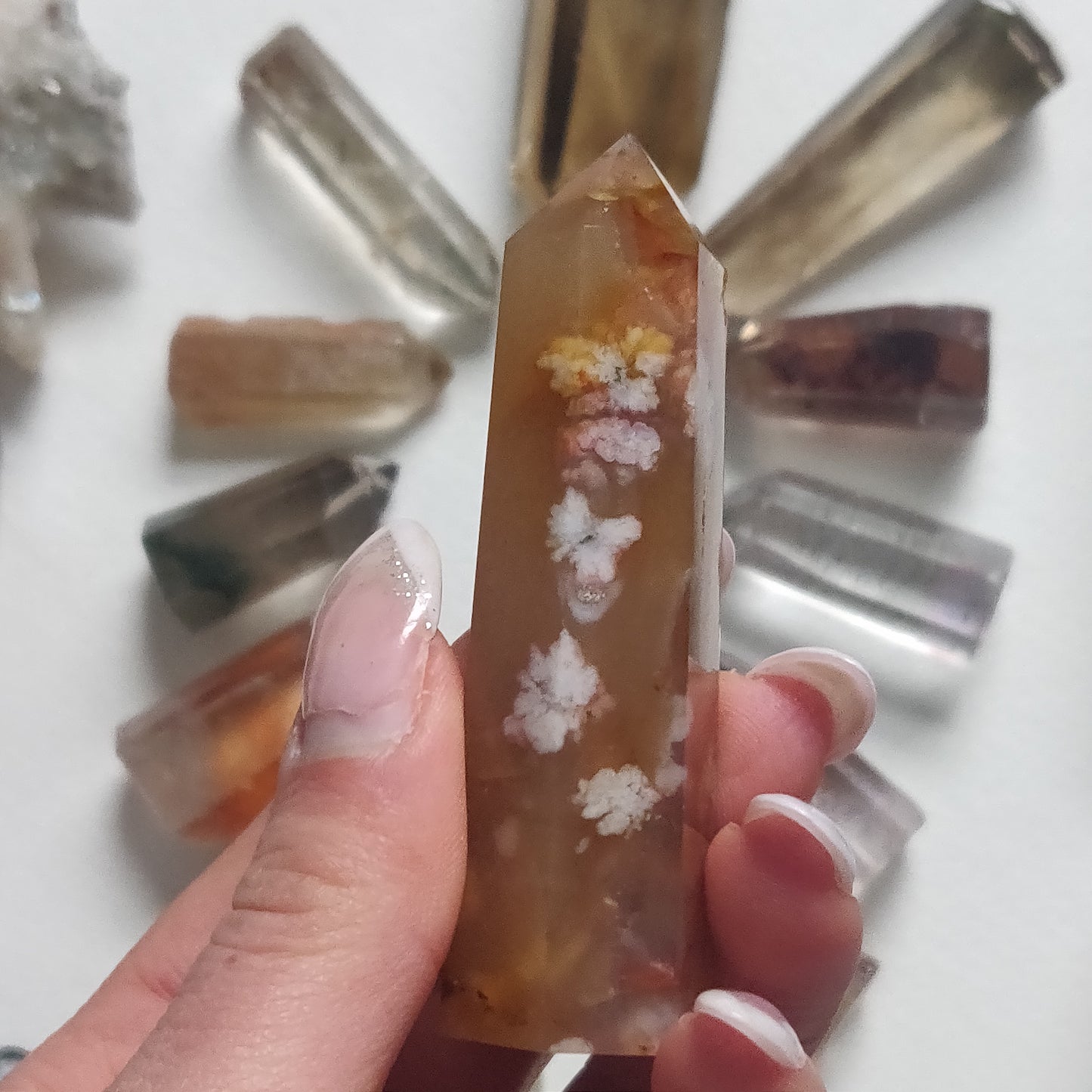 Flower Agate Tower (#17) - Simply Affinity