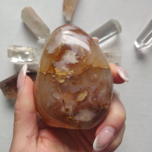 Flower Agate Free Form (#6) - Simply Affinity