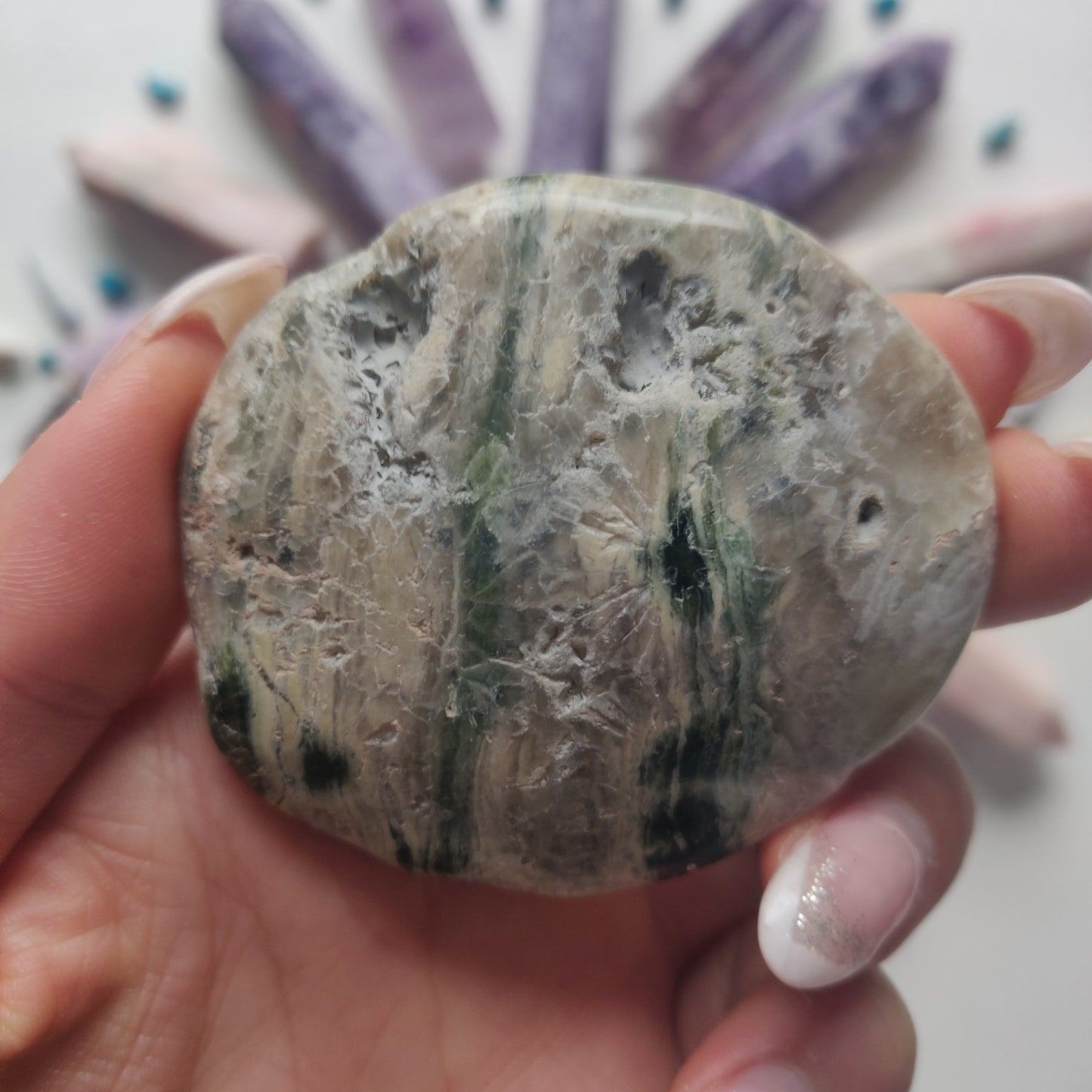 Ocean Jasper Palm Stone (#5) - Simply Affinity