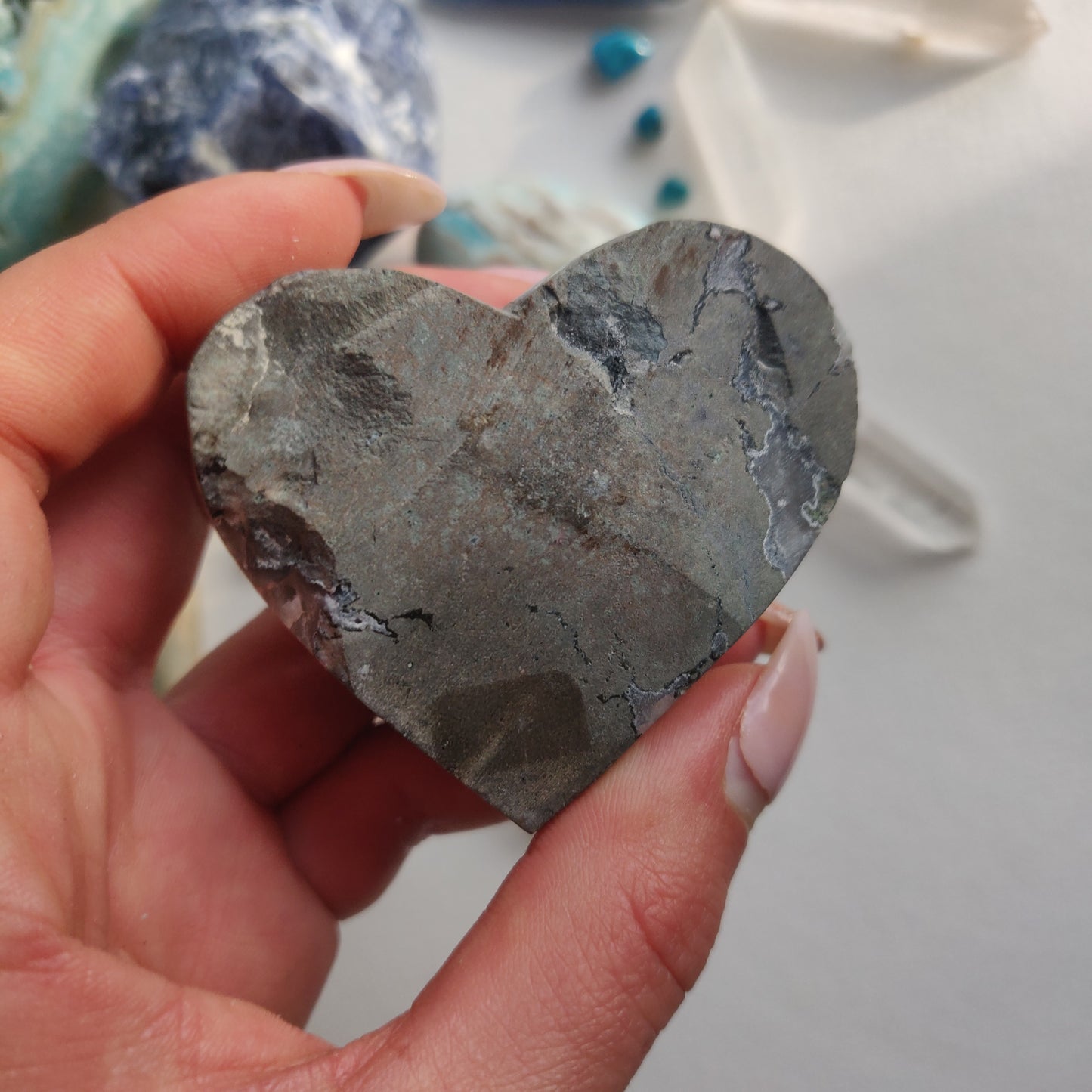 Amethyst Geode Heart (#5A) - Simply Affinity