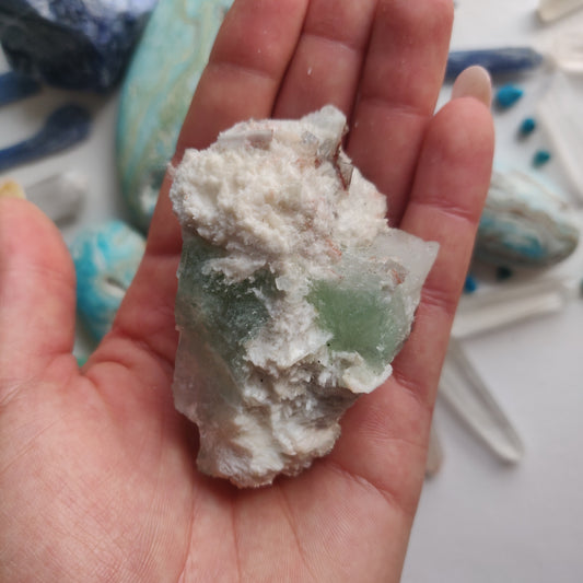 Green Apophyllite Cluster (#6) - Simply Affinity
