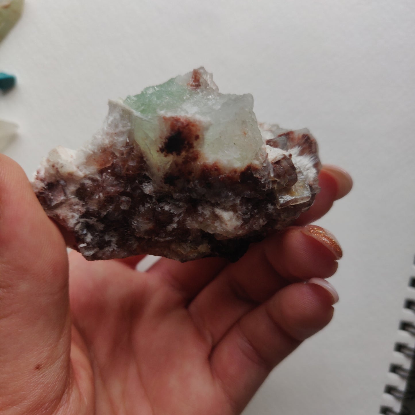 Green Apophyllite Cluster (#6) - Simply Affinity