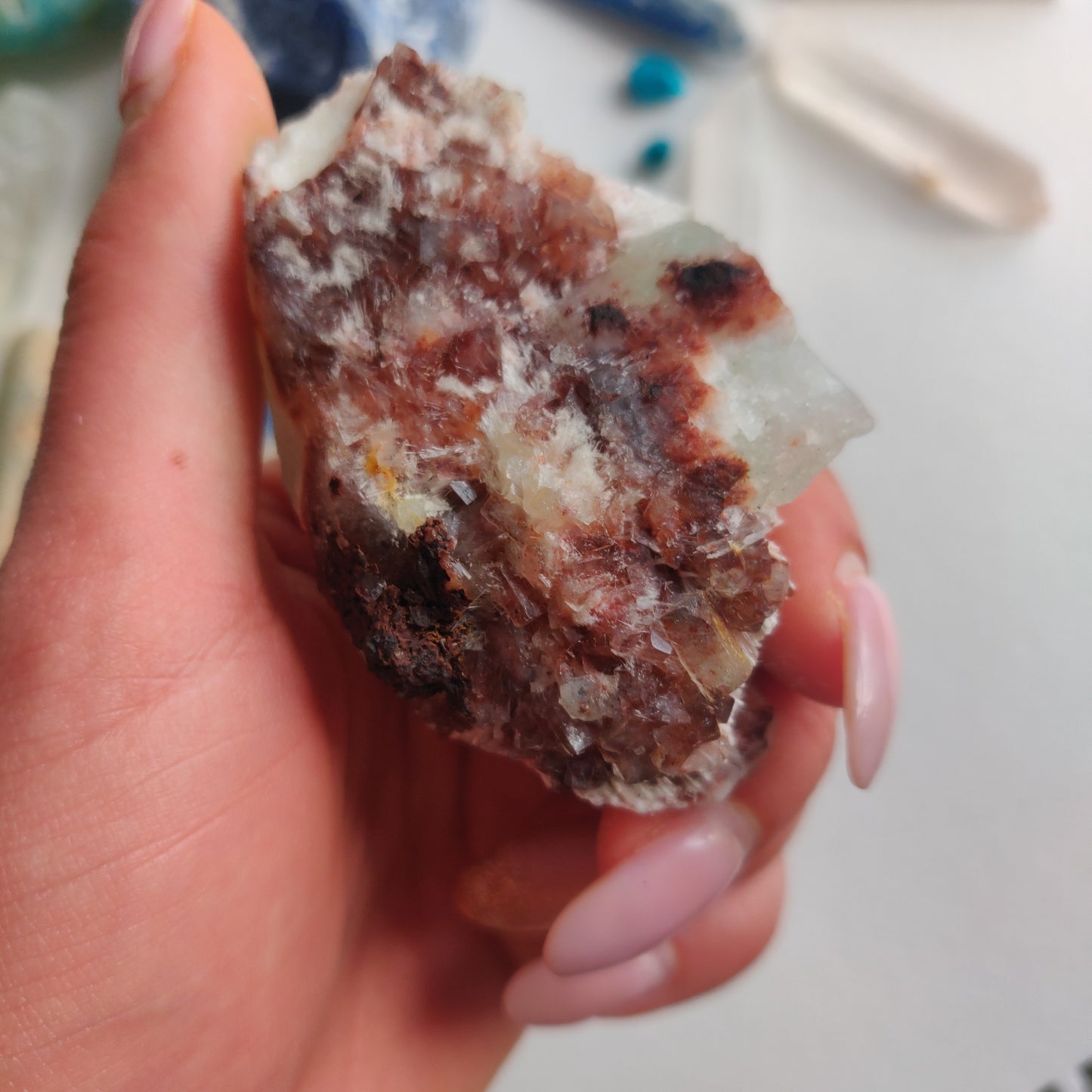 Green Apophyllite Cluster (#6) - Simply Affinity