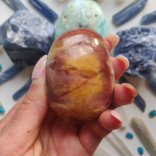 Polychrome Jasper Palm Stone (#5) - Simply Affinity