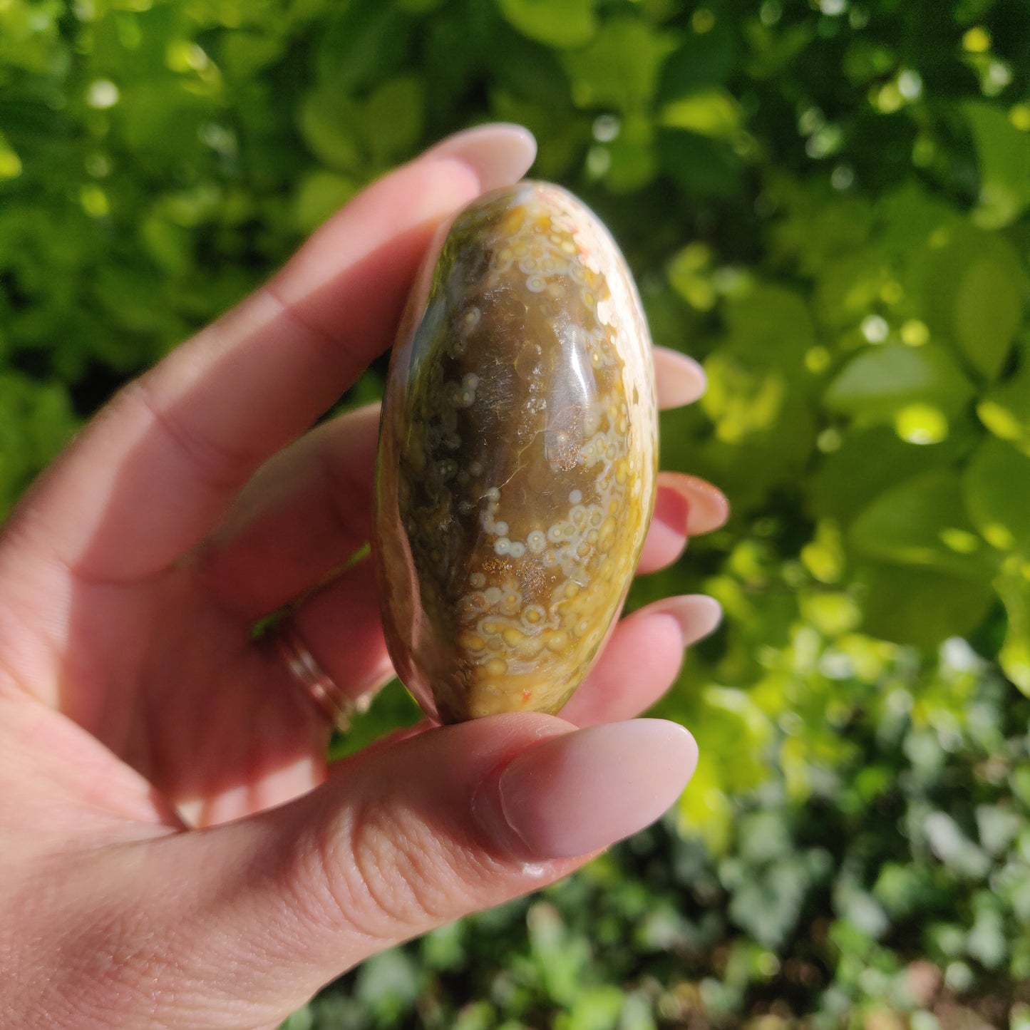 Ocean Jasper Palm Stone (#12) - Simply Affinity