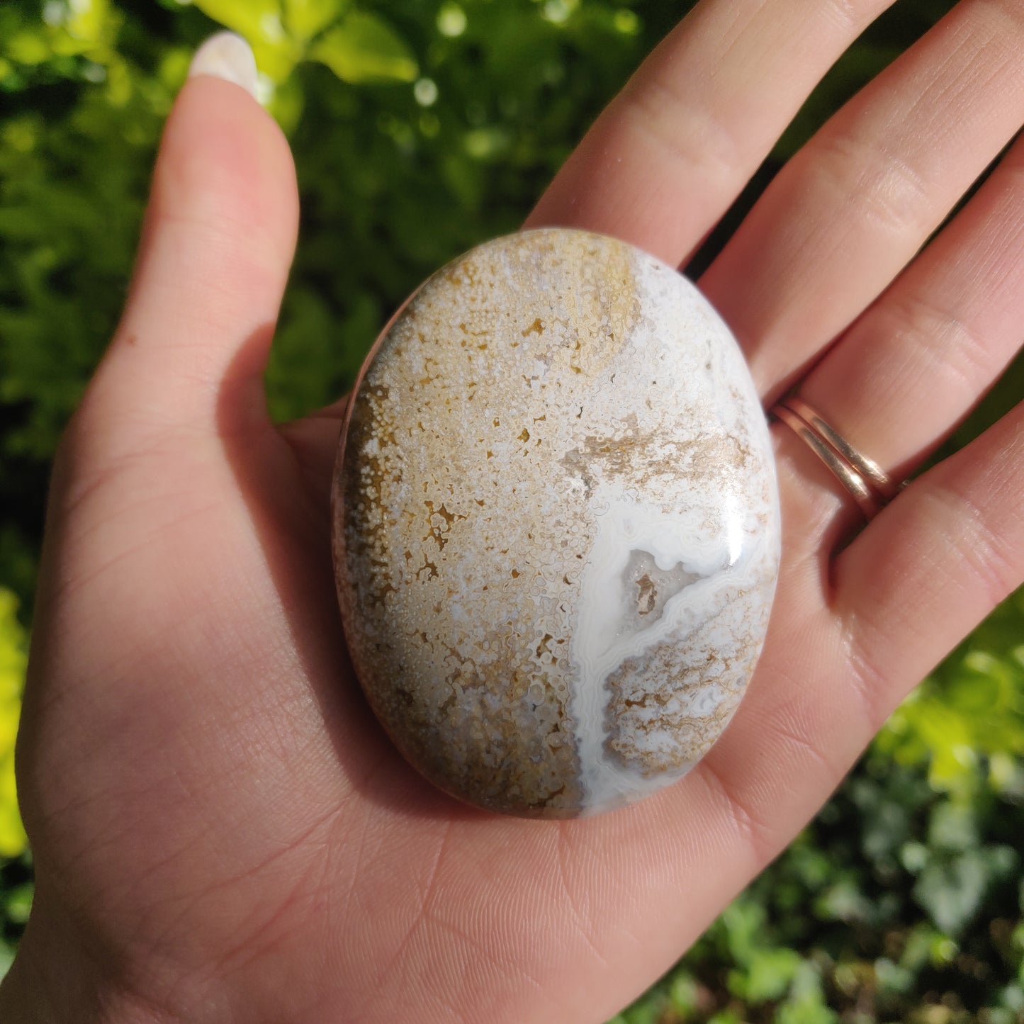 Ocean Jasper Palm Stone (#24) - Simply Affinity