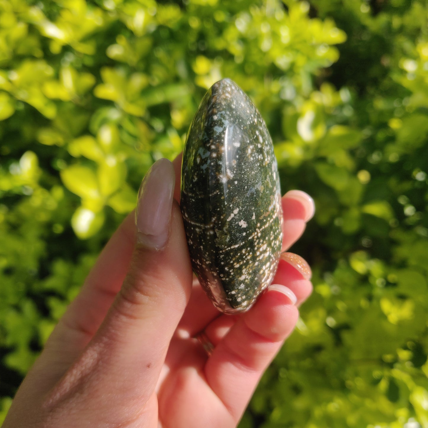 Ocean Jasper Palm Stone (#43) - Simply Affinity