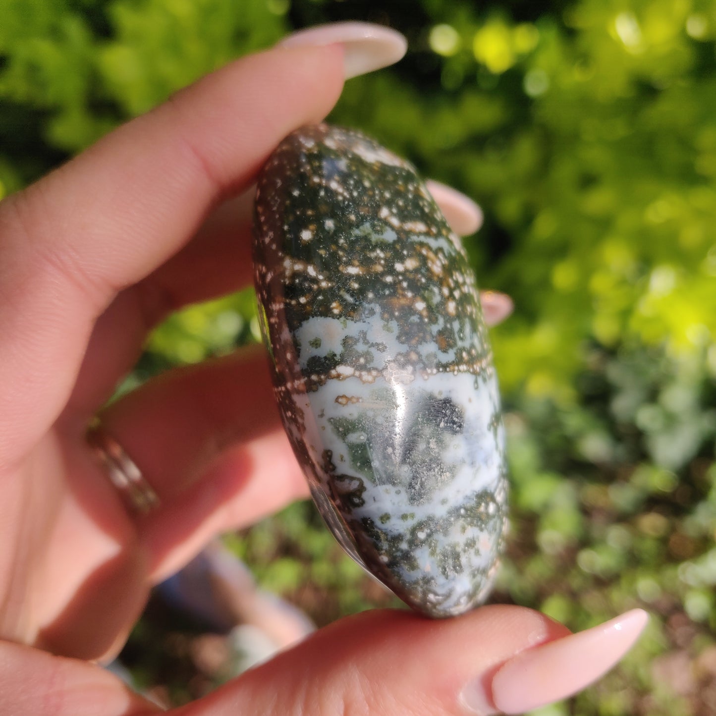 Ocean Jasper Palm Stone (#43) - Simply Affinity