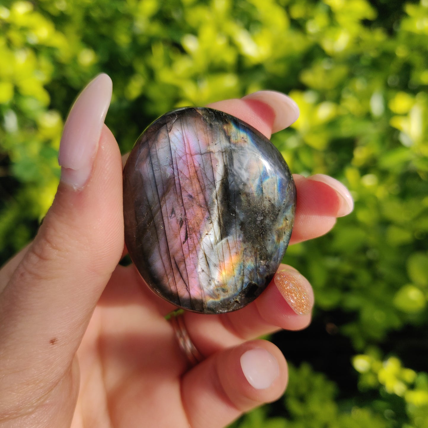 Labradorite Palm Stone (#286) - Simply Affinity