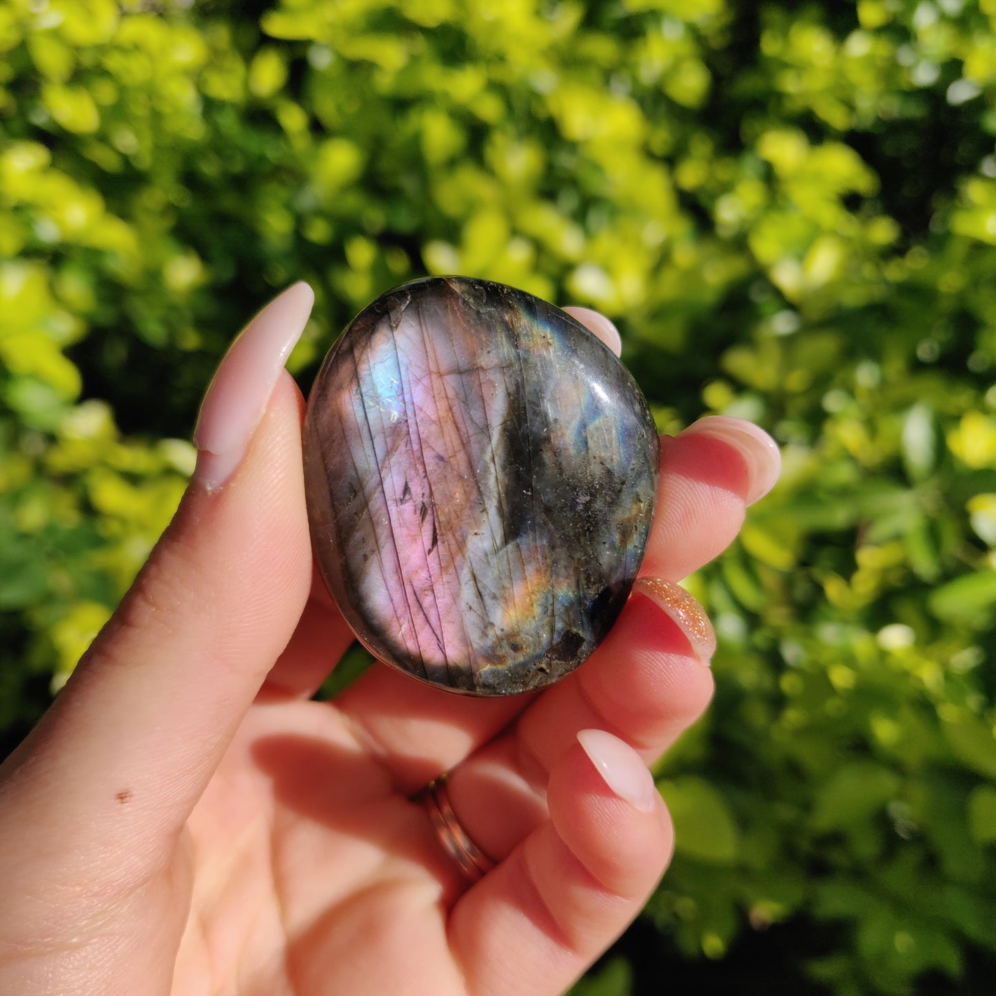 Labradorite Palm Stone (#286) - Simply Affinity