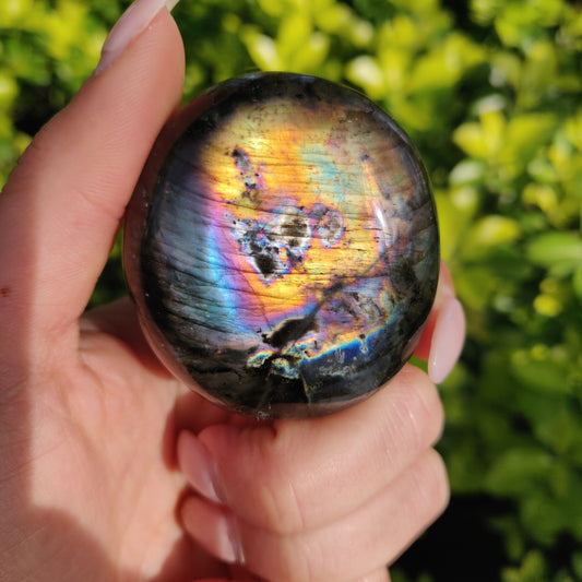 Labradorite Palm Stone (#273) - Simply Affinity