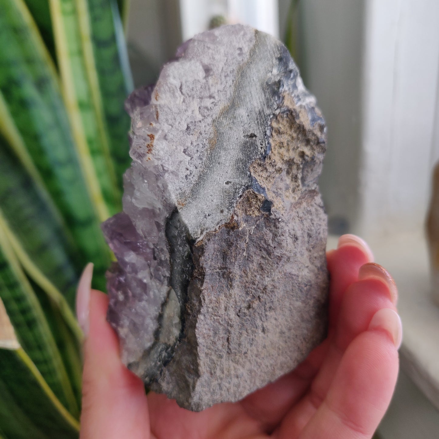 Amethyst Geode Free Form, Cut Base (#18) - Simply Affinity