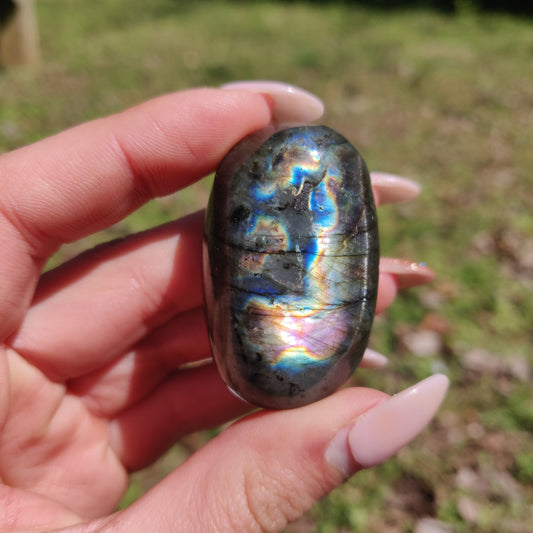 Labradorite Palm Stone (#289) - Simply Affinity