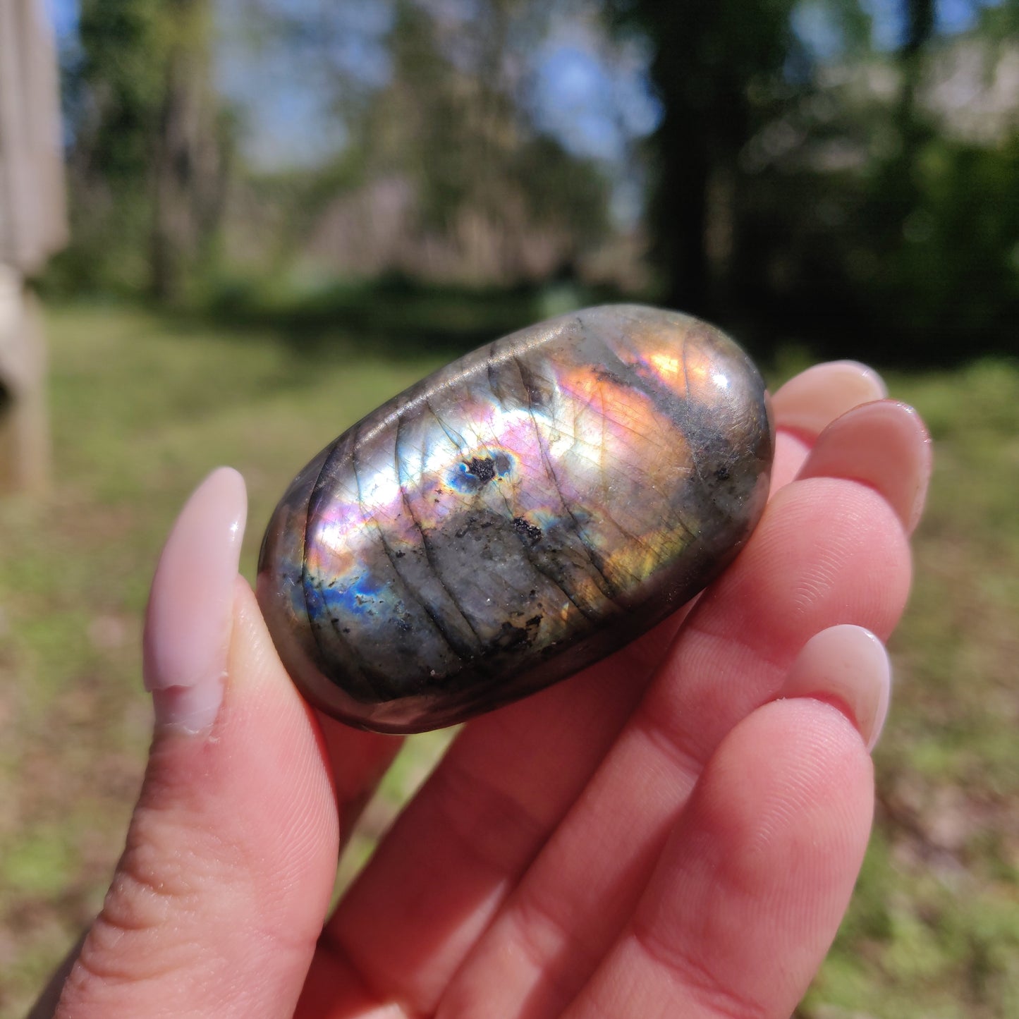 Labradorite Palm Stone (#289) - Simply Affinity