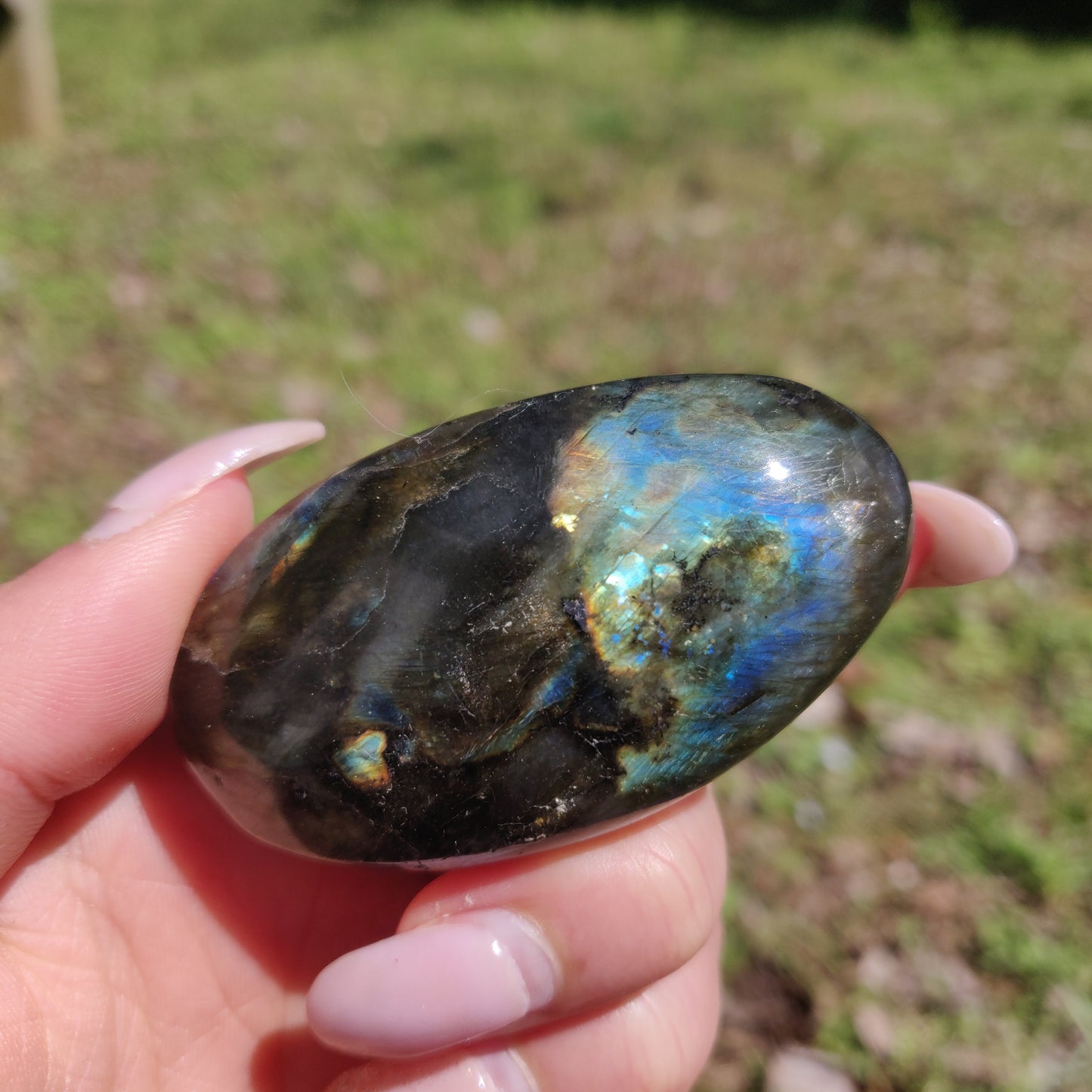 Labradorite Palm Stone (#291) - Simply Affinity