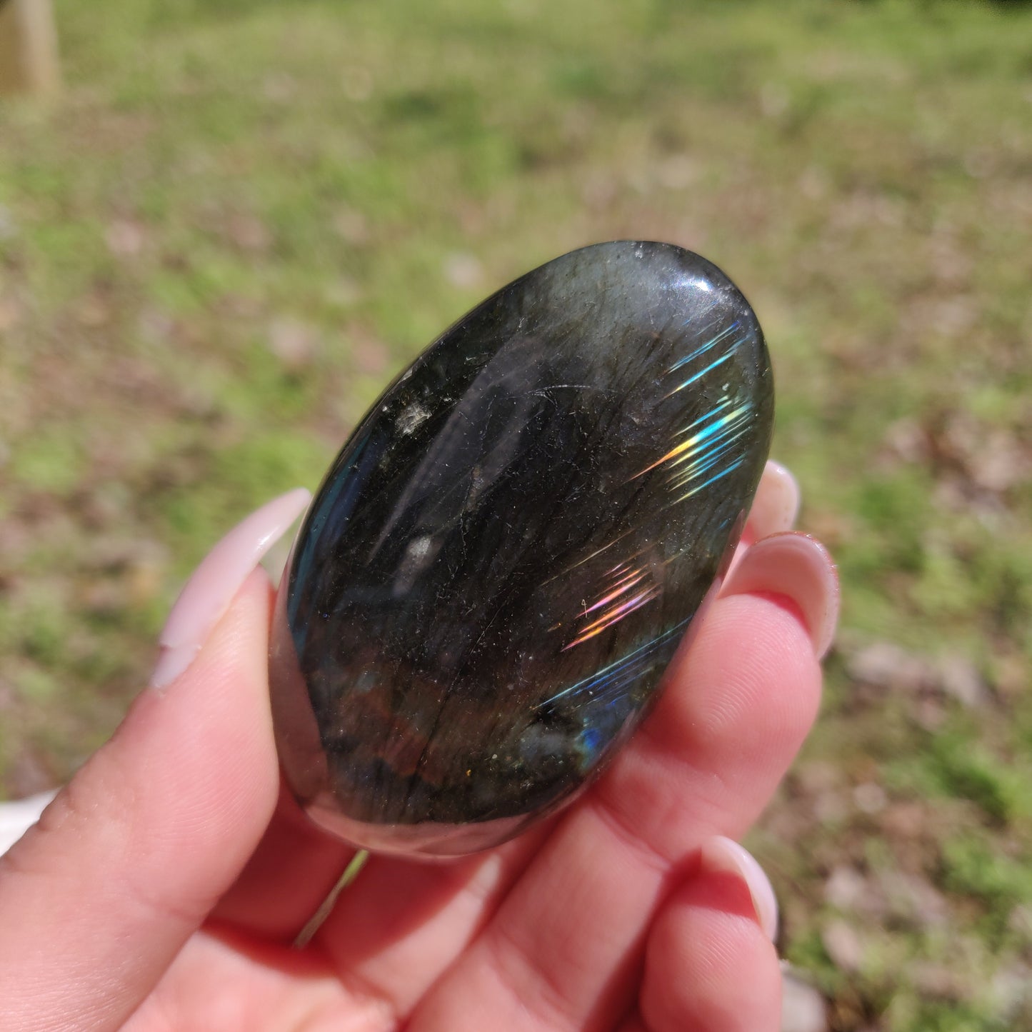 Labradorite Palm Stone (#291) - Simply Affinity