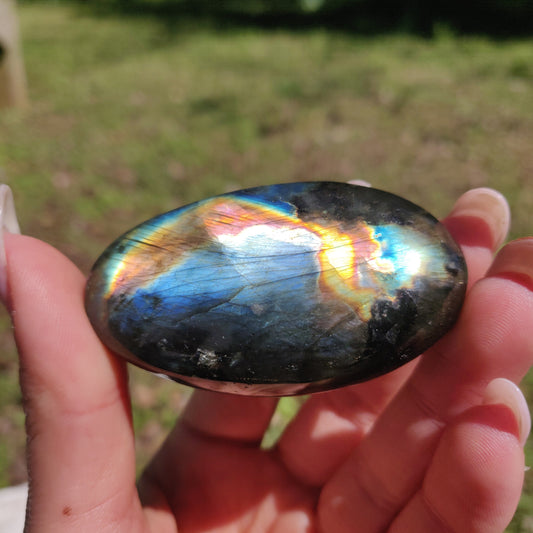 Labradorite Palm Stone (#291) - Simply Affinity