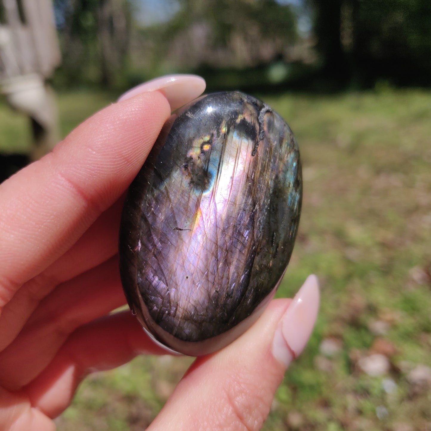 Labradorite Palm Stone (#292) - Simply Affinity