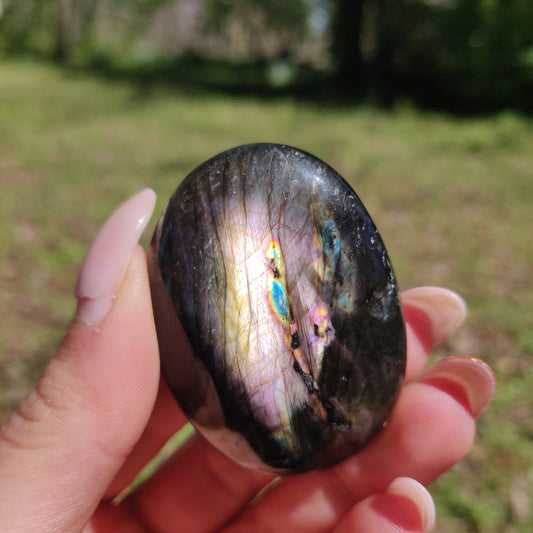 Labradorite Palm Stone (#292) - Simply Affinity