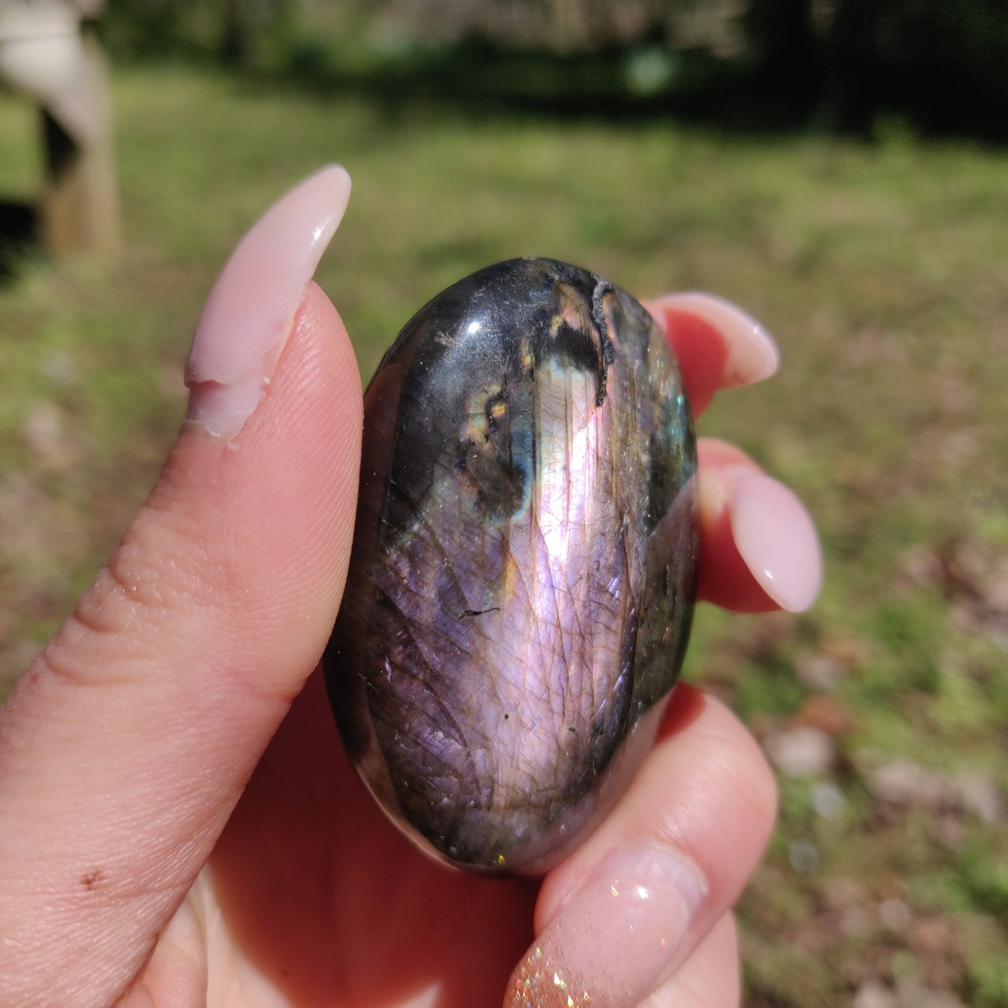 Labradorite Palm Stone (#292) - Simply Affinity