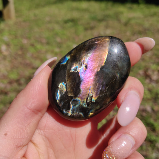 Labradorite Palm Stone (#293) - Simply Affinity