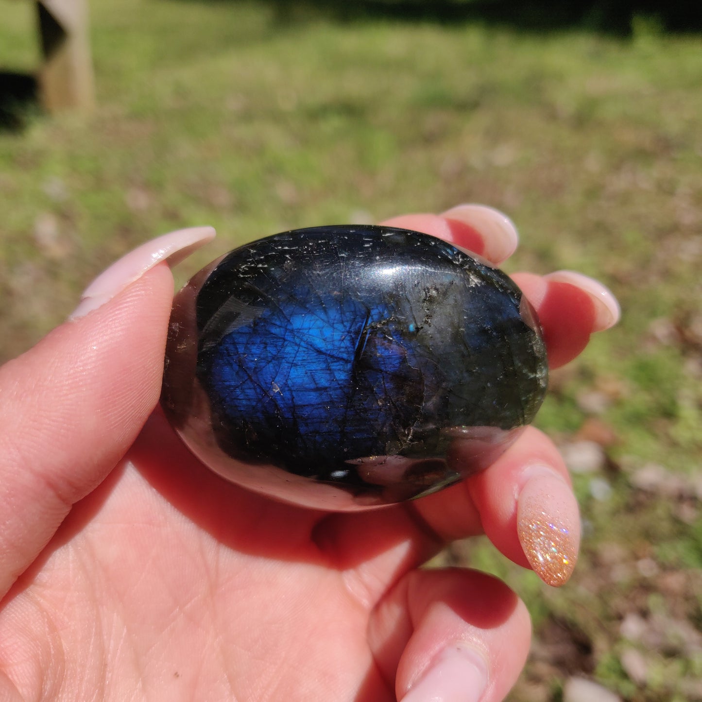 Labradorite Palm Stone (#295) - Simply Affinity